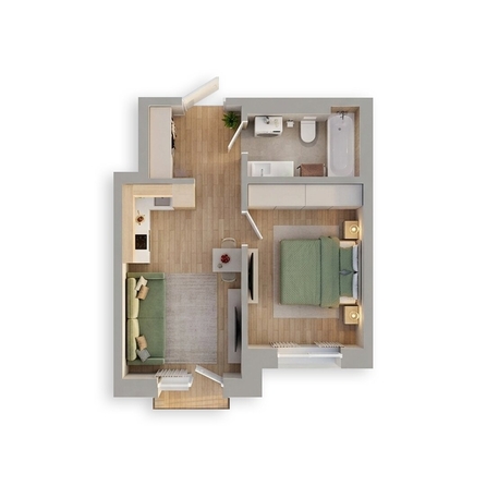 
  Продается 2-комн. квартира 36.3 м², в ЖК Стрижи Сити, блок-секции 6,7. Фото 3.