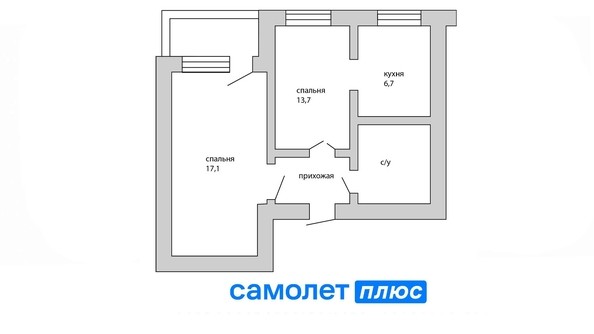 
   Продам 2-комнатную, 44 м², Ленинградский пр-кт, 30Б

. Фото 17.