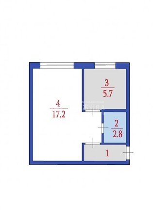 
   Продам 1-комнатную, 31 м², Гагарина тер, 138

. Фото 1.