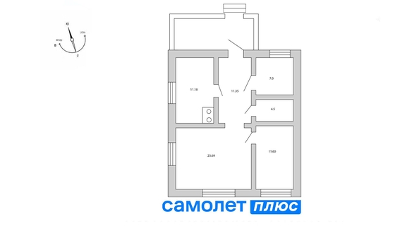 
   Продам 3-комнатную, 69.3 м², Юбилейная ул, 2

. Фото 15.