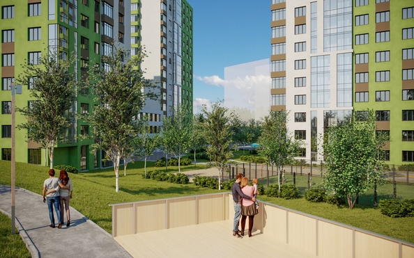 
  Продается 1-комн. квартира, 29.1 м², ЖК Парковый, дом 3 этап 1
. Фото 7.