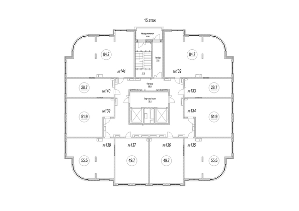 
   Продам 3-комнатную, 84.7 м², Панорама, (Октябрьский, 32а к.1)

. Фото 1.