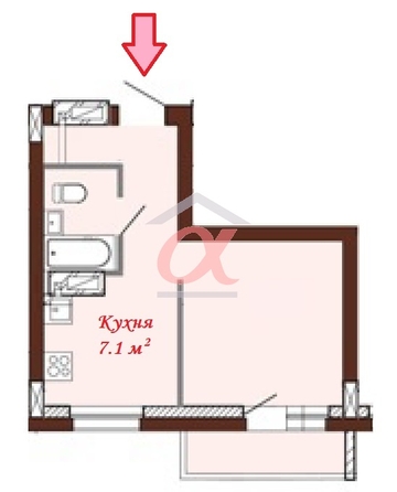 
   Продам 1-комнатную, 27.5 м², Тухачевского ул, 29Б

. Фото 21.