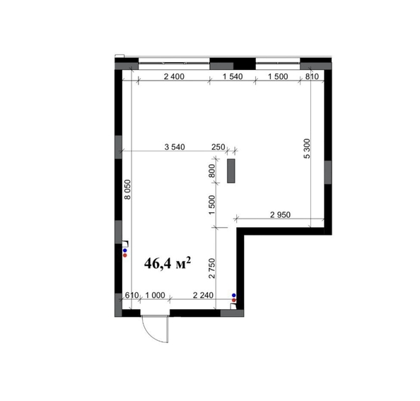 
   Продам 1-комнатную, 46.4 м², Южный, дом Ю-17

. Фото 7.