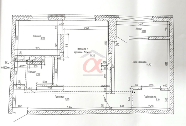 
   Продам 2-комнатную, 55.7 м², Веры Волошиной ул, 38а

. Фото 31.