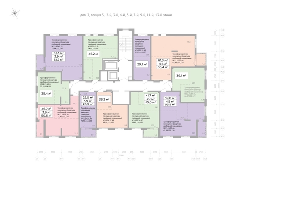 
  Продается студия, 25.9 м², ЖК Парковый, дом 3 этап 2
. Фото 13.