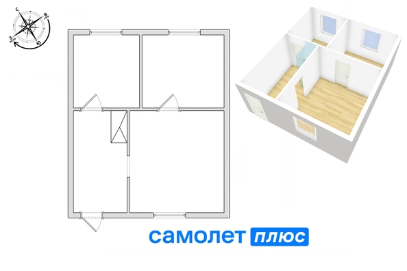 
   Продам 2-комнатную, 35.5 м², Бутовская 1-я ул, 52

. Фото 17.