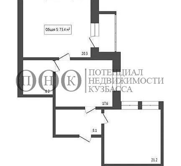 
   Продам 3-комнатную, 74.5 м², Шахтеров (Гравелит) тер, 74Б

. Фото 7.