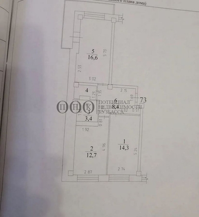 
   Продам 2-комнатную, 57.5 м², Шахтеров (Гравелит) тер, 88

. Фото 10.