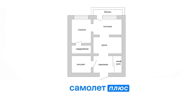 
   Продам 2-комнатную, 46.4 м², Октябрьский (Ноградский) тер, 36В

. Фото 8.