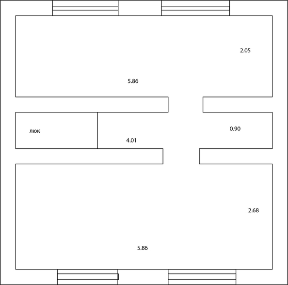 
   Продам дом, 80.9 м², Андреевка

. Фото 6.