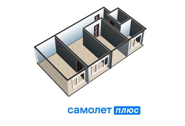 
   Продам 3-комнатную, 56.9 м², Ленина (Горняк) тер, 113А

. Фото 7.