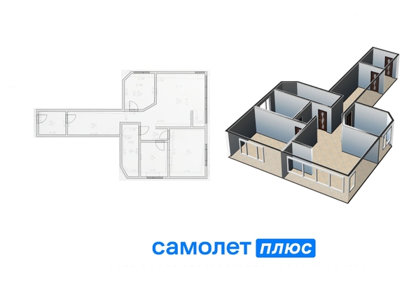 
   Продам 3-комнатную, 98.5 м², Ленина (Горняк) тер, 55Б

. Фото 7.