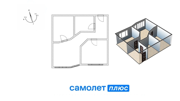 
   Продам 2-комнатную, 49.3 м², Строителей б-р, 53А

. Фото 6.