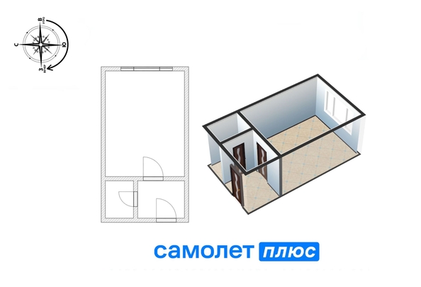 
   Продам студию, 17.2 м², Ленина (Горняк) тер, 53

. Фото 7.