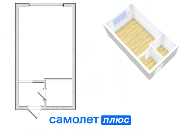 
   Продам 1-комнатную, 16.6 м², Сибиряков-Гвардейцев (2/3-Л) тер, 19

. Фото 5.