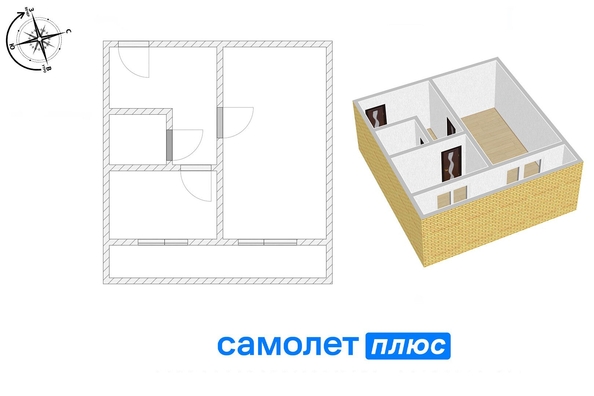 
   Продам 1-комнатную, 35.5 м², 

. Фото 6.