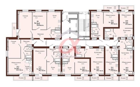 
   Продам 3-комнатную, 55.1 м², Тухачевского ул, 29Б

. Фото 20.