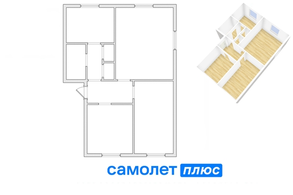 
   Продам 3-комнатную, 54.4 м², Павленко ул, 39

. Фото 14.