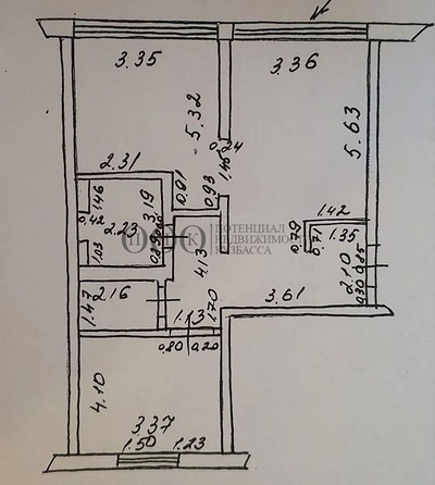 
   Продам 2-комнатную, 69.8 м², Серебряный бор ул, 9

. Фото 1.