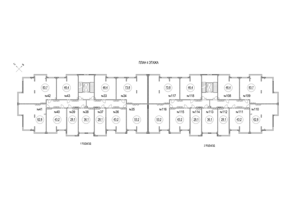 
   Продам 1-комнатную, 43.2 м², Солнечный бульвар, дом 24 корп 4

. Фото 6.