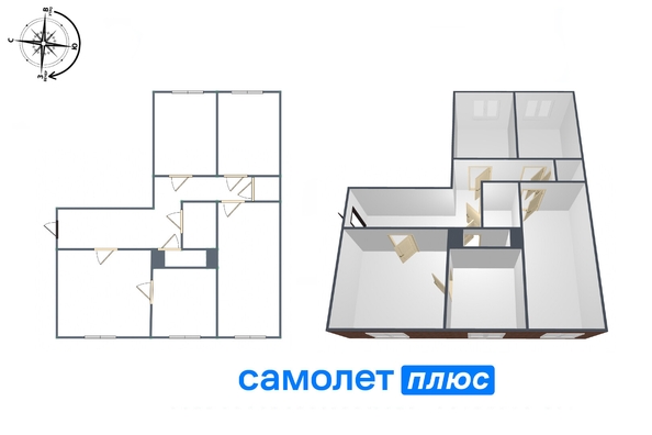 
   Продам 4-комнатную, 83.3 м², Стахановская ул, 10

. Фото 17.