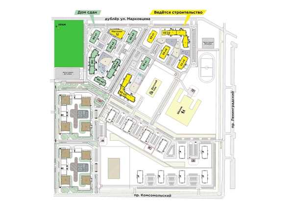 
   Продам 3-комнатную, 74.6 м², Верхний бульвар-2, дом 53 корп 2

. Фото 6.