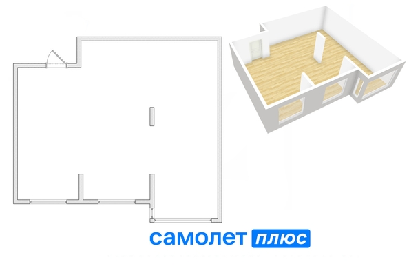 
   Продам 3-комнатную, 72.2 м², Мичурина ул, 58 к2

. Фото 2.