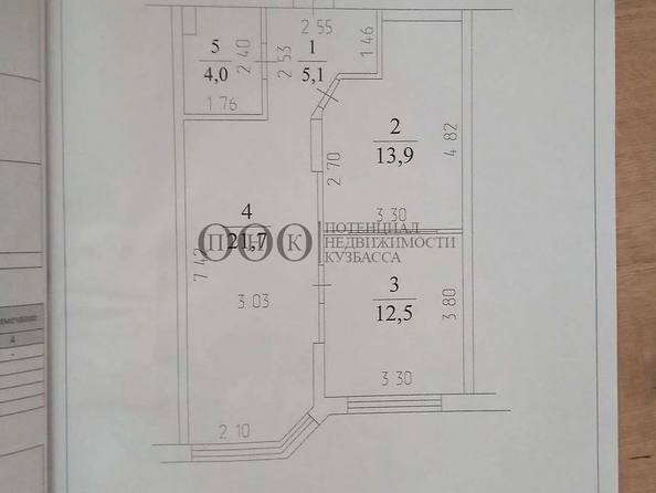 
   Продам 2-комнатную, 57.2 м², Московский пр-кт, 18к6

. Фото 20.