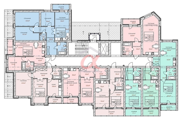 
  Продается 2-комн. квартира, 50 м², Космическая ул, д. 2 Б
. Фото 6.