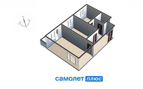 
   Продам 2-комнатную, 44 м², Волгоградская ул, 30

. Фото 2.