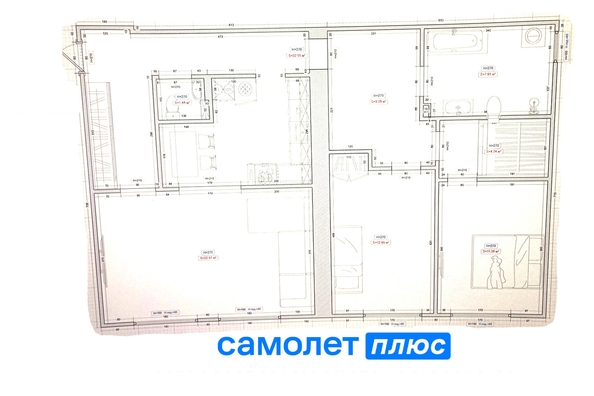 
   Продам 3-комнатную, 97.6 м², Сосновая ул, 9

. Фото 35.