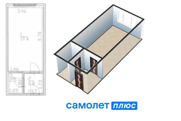 
  Продается студия, 22.5 м², Московский пр-кт, д. 25
. Фото 14.