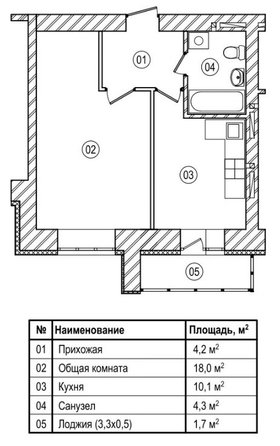 
   Продам 1-комнатную, 38.3 м², Верхний бульвар-2, дом 53 корп 2

. Фото 1.