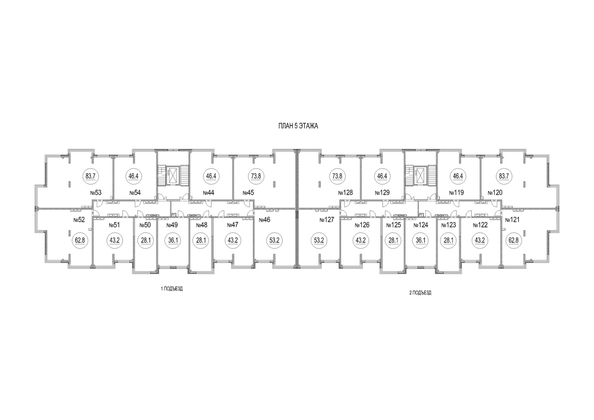 
   Продам 3-комнатную, 73.8 м², Солнечный бульвар, дом 23 корп 3

. Фото 1.