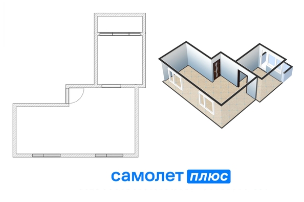 
  Продается 2-комн. квартира, 49.1 м², Александрова ул, д. 8
. Фото 1.