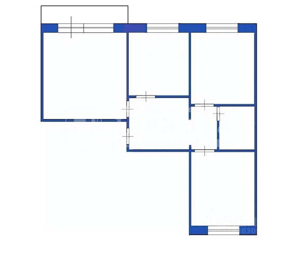 
  Продается 3-комн. квартира, 63 м², Химиков пр-кт, д. 15
. Фото 2.