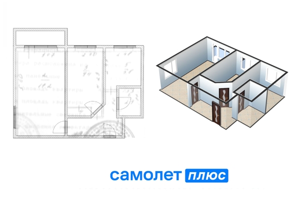 
   Продам 2-комнатную, 43.5 м², Терешковой ул, 24А

. Фото 26.