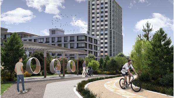 
  Продается 2-комн. квартира, 44.3 м², ЖК Уютный квартал, дом 1
. Фото 21.
