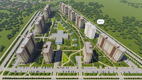 
  Продается 3-комн. квартира, 76.6 м², ЖК Сити-парк, дом 5
. Фото 3.
