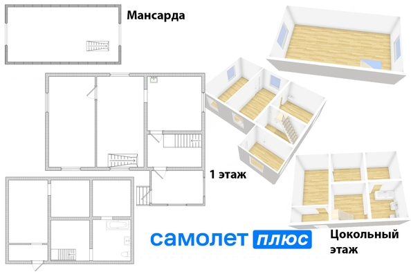 
  Продается дом, 80 м², село Глубокое
. Фото 2.