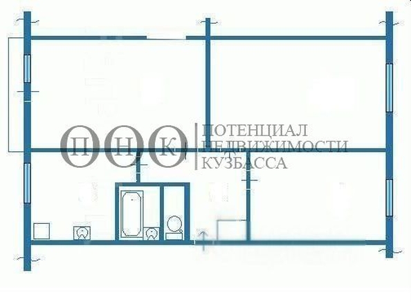 
  Продается 3-комн. квартира, 62 м², Октябрьский пр-кт, д. 23
. Фото 24.