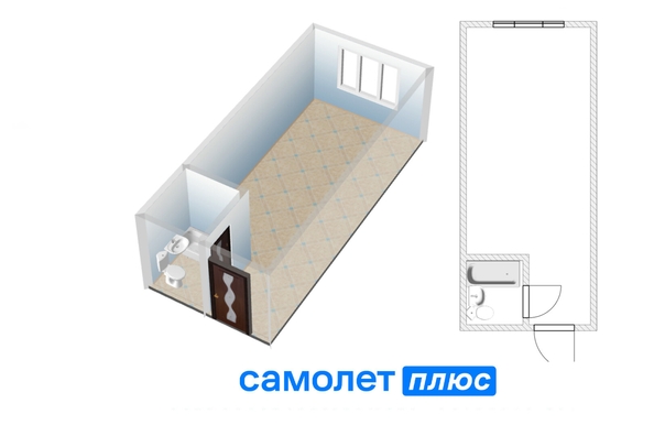 
  Продается 1-комн. квартира, 16.5 м², Октябрьский пр-кт, д. 87
. Фото 22.