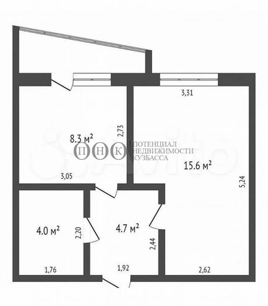 
  Продается 1-комн. квартира, 32.6 м², Баварская ул, д. 2
. Фото 17.