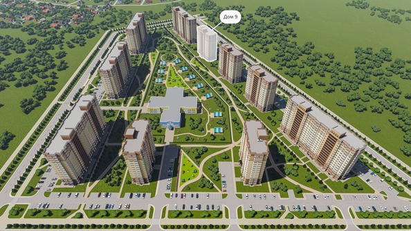 
  Продается 3-комн. квартира, 76.6 м², ЖК Сити-парк, дом 9
. Фото 2.