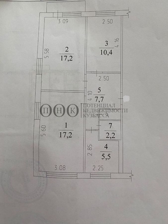 
  Продается 3-комн. квартира, 61.3 м², Пионерский б-р, д. 4б
. Фото 22.