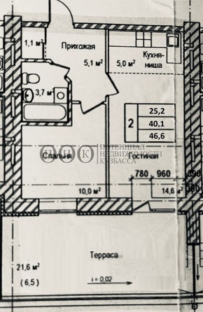 
  Продается 2-комн. квартира, 46.6 м², ЖК Московский проспект, дом 15
. Фото 26.
