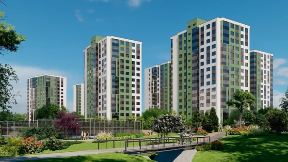 
  Продается 3-комн. квартира, 65.4 м², ЖК Парковый, дом 3 этап 1
. Фото 6.