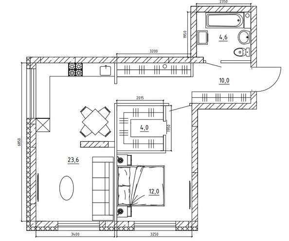 
  Продается 2-комн. квартира, 55.5 м², ЖК Чемпион-парк, дом 1
. Фото 25.
