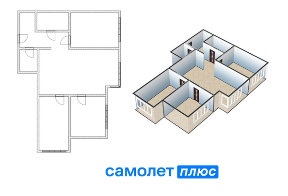 
  Продается 4-комн. квартира, 97 м², ЖК Парковый, дом 1
. Фото 25.